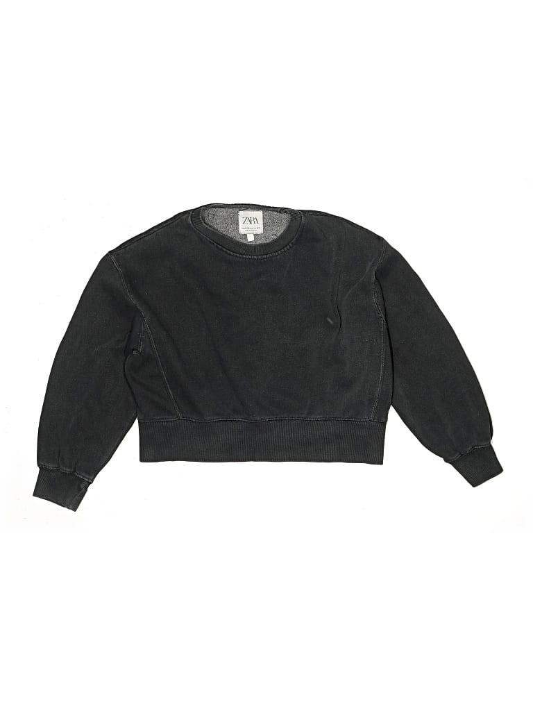 Pre-owned Zara Kids' Pullover Sweater In Black