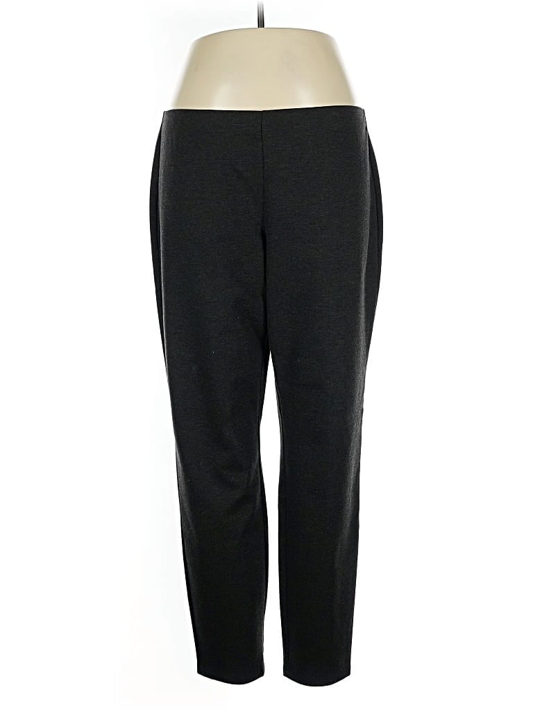 Pre-owned Eileen Fisher Active Pants In Black