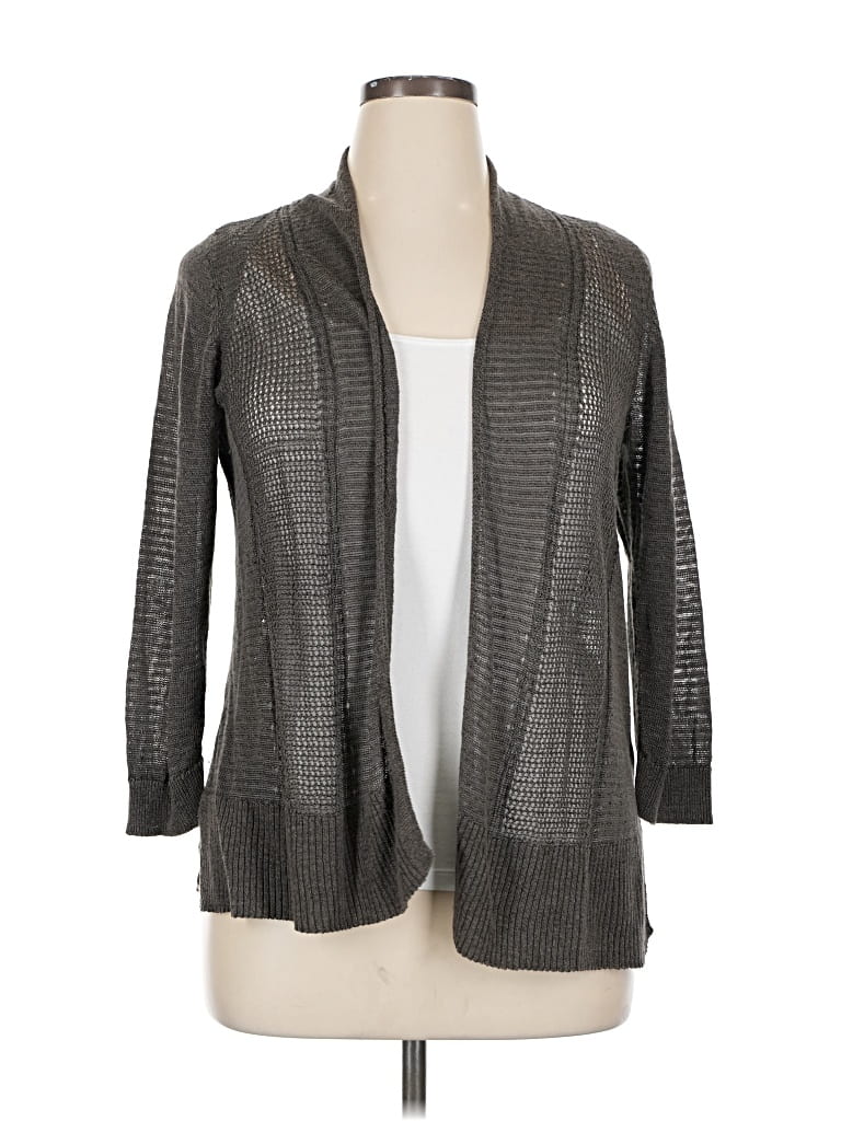 Pre-owned Alfani Kimono In Gray