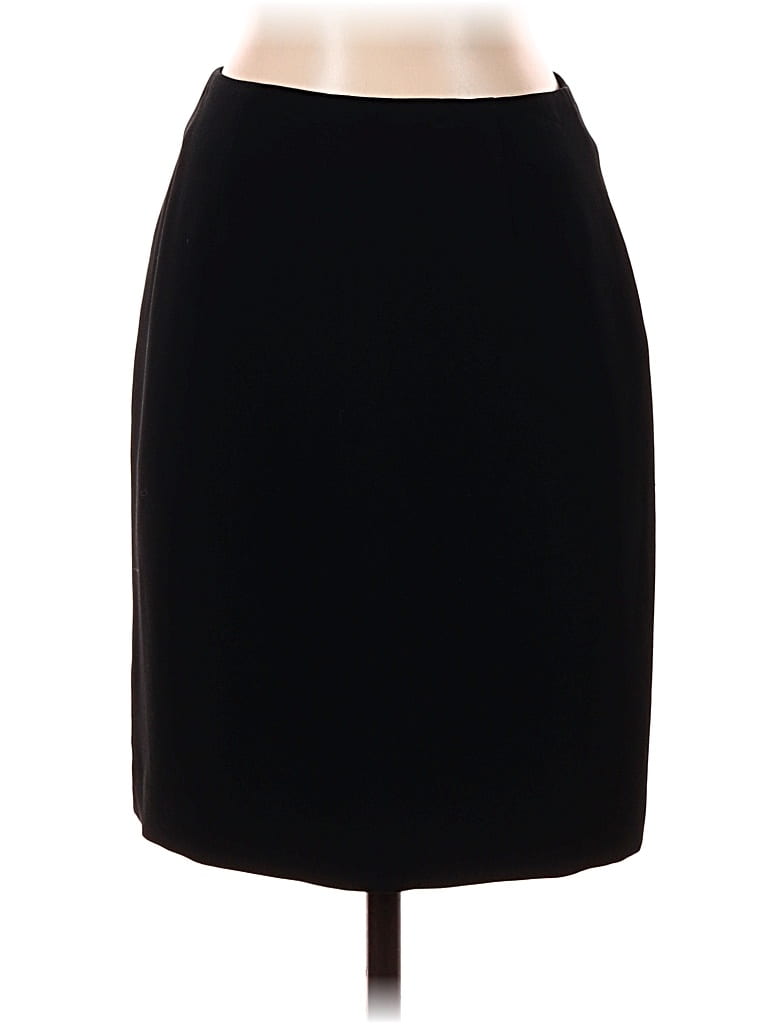 Pre-owned Petite Sophisticate Formal Skirt In Black