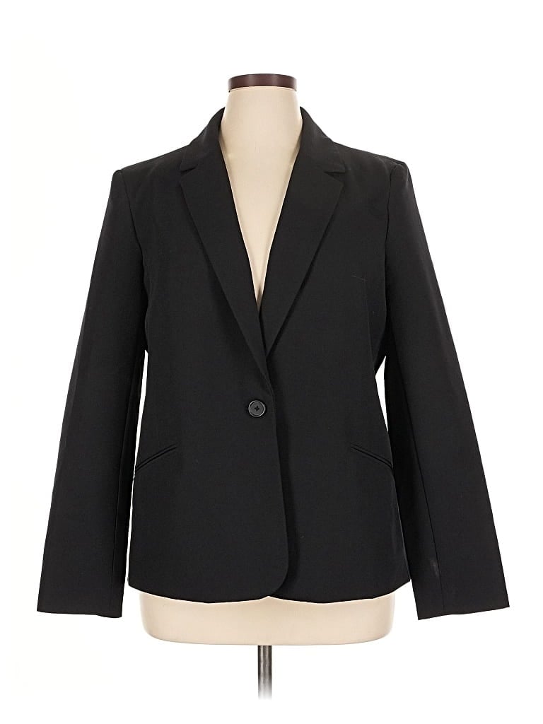 Pre-owned Nine West Blazer Jacket In Black
