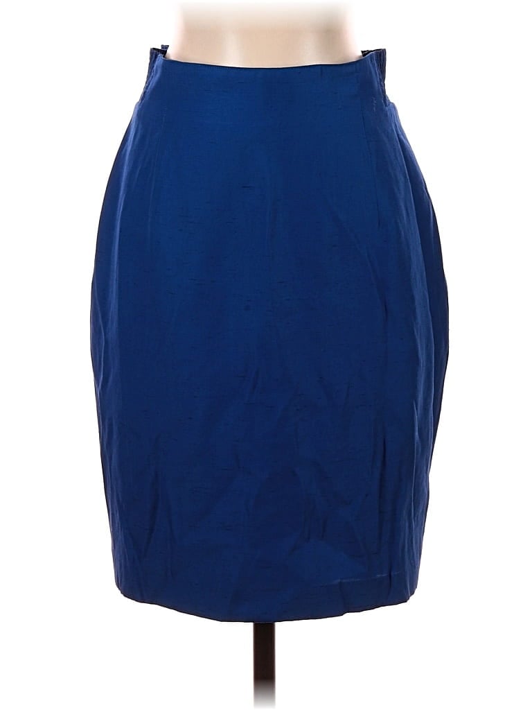 Pre-owned Unbranded Formal Skirt In Blue