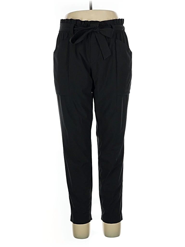 Pre-owned Athleta Track Pants In Black