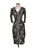 Veronica M. Animal Print Black Cocktail Dress Size S - photo 1