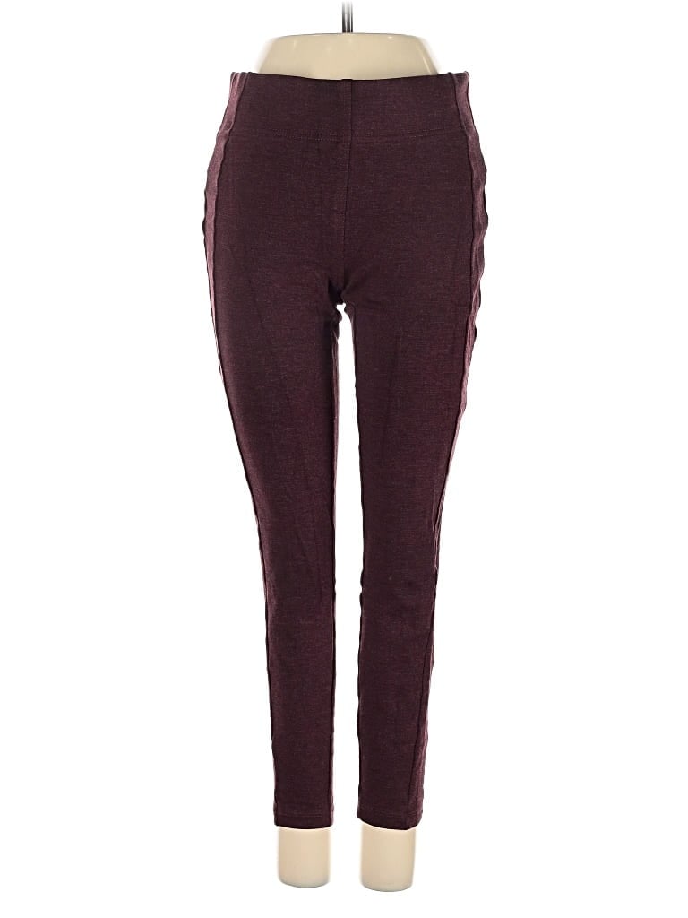 Pre-owned Ann Taylor Loft Casual Pants In Burgundy