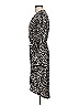 Veronica M. Animal Print Black Cocktail Dress Size S - photo 5