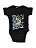Rabbit Skins 100% Cotton Graphic Black Short Sleeve Onesie Size Newborn - photo 1