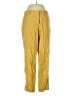 Theory Solid Yellow Linen Pants Size 0 - photo 1