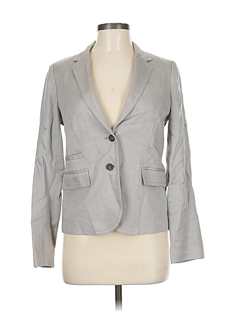 Pre-owned J.crew Factory Store Blazer Jacket In Gray