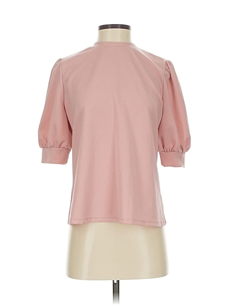 Pre-owned Shein 3/4 Sleeve Blouse In Pink