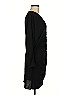H&M 100% Polyester Solid Black Cocktail Dress Size M - photo 4