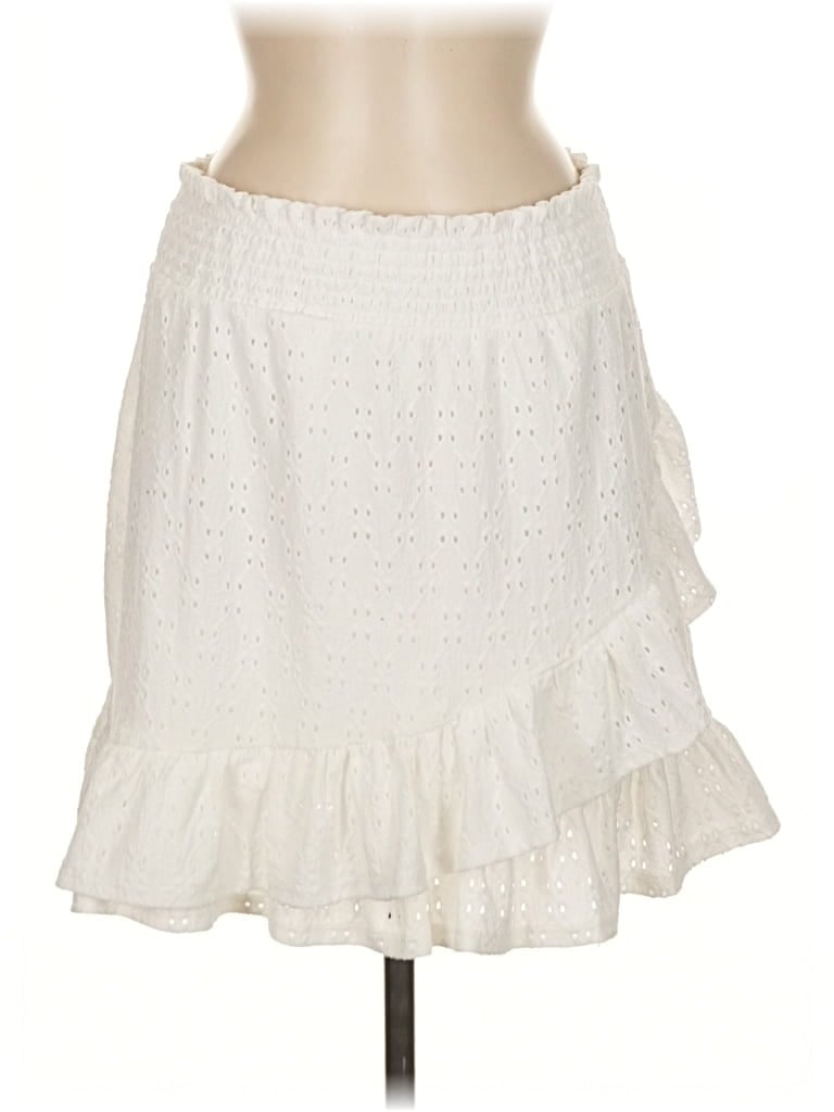 Pre-owned Cato Casual Skirt In White