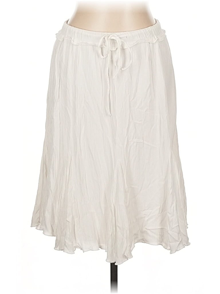 Pre-owned Studio West Casual Skirt In White