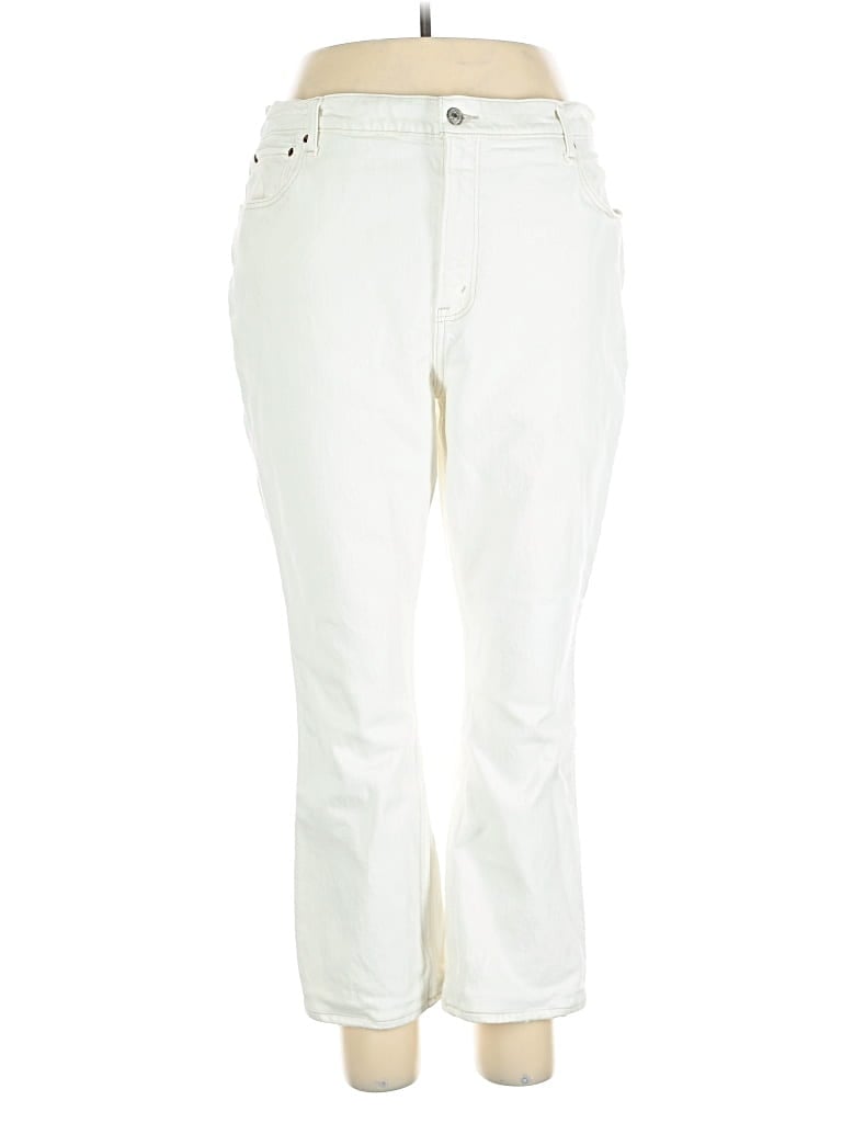 Pre-owned Abercrombie & Fitch Jeans In White