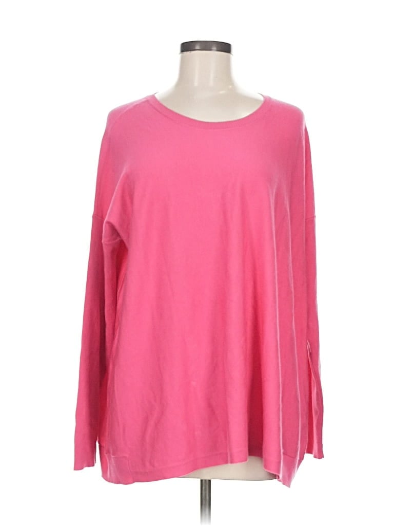Pre-owned Eileen Fisher Pullover Sweater In Pink