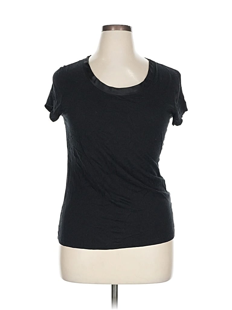 Pre-owned Banana Republic Factory Store Short Sleeve T-shirt In Black