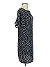 ABS Collection 100% Polyester Polka Dots Black Casual Dress Size S - photo 4