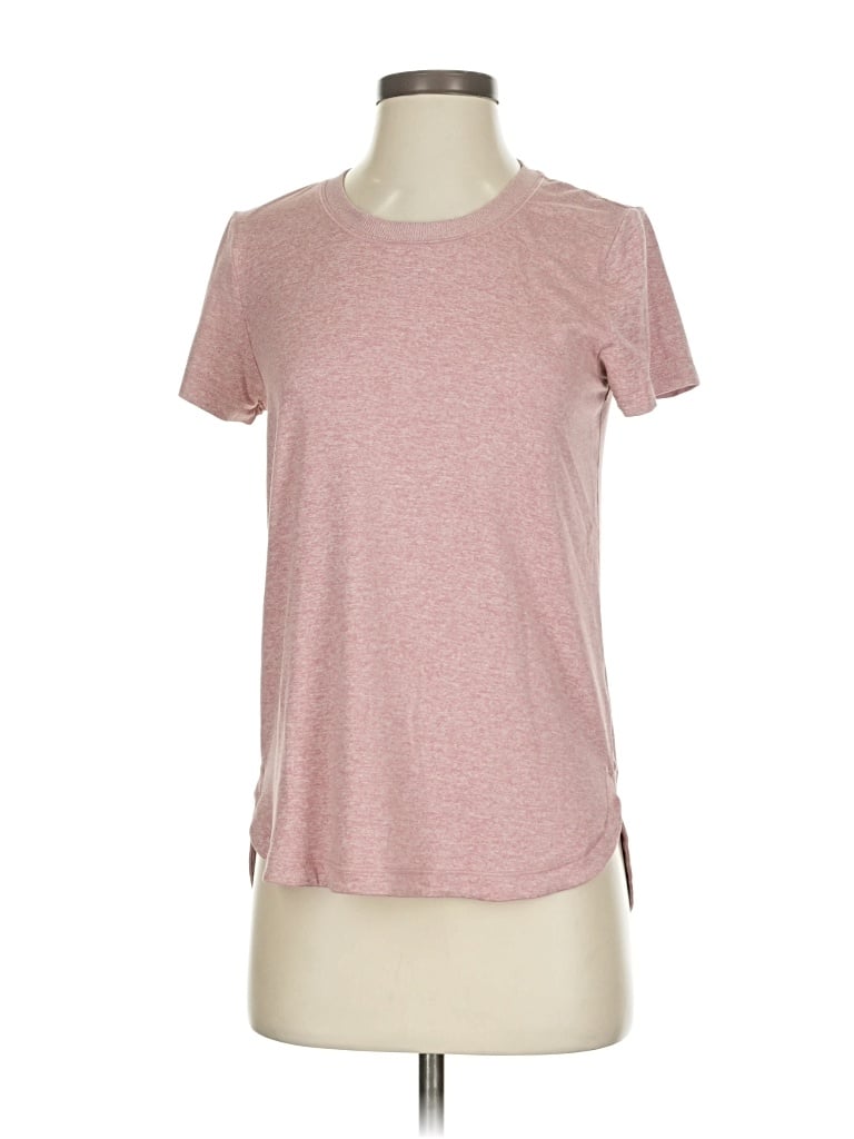 Pre-owned Athleta Short Sleeve T-shirt In Pink