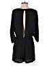Diane von Furstenberg 100% Polyester Solid Black Romper Size 2 - photo 2