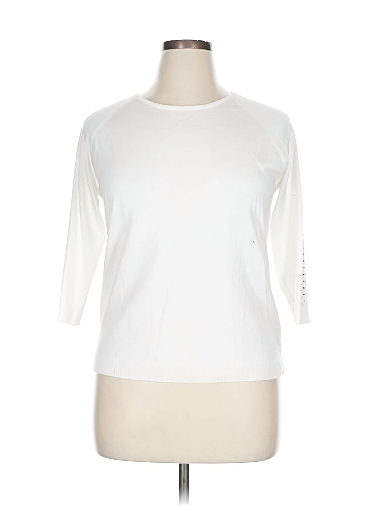 Pre-owned Zac & Rachel Cardigan Sweater In White