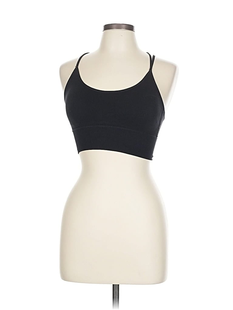 Pre-owned Unbranded Tank Top Black Halter Neckline Tops