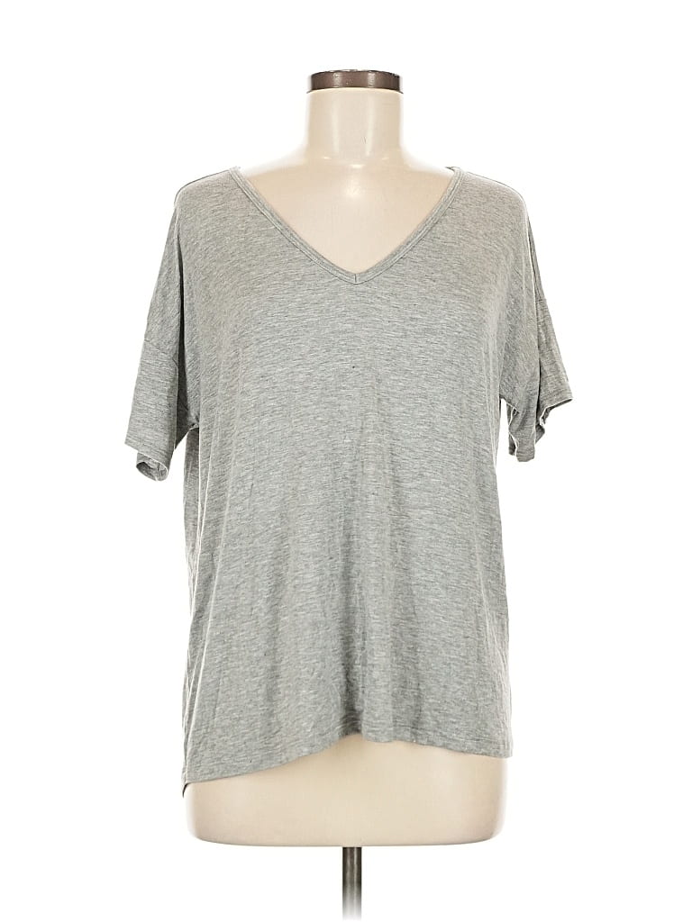 Pre-owned Beyond Yoga Short Sleeve T-shirt In Gray