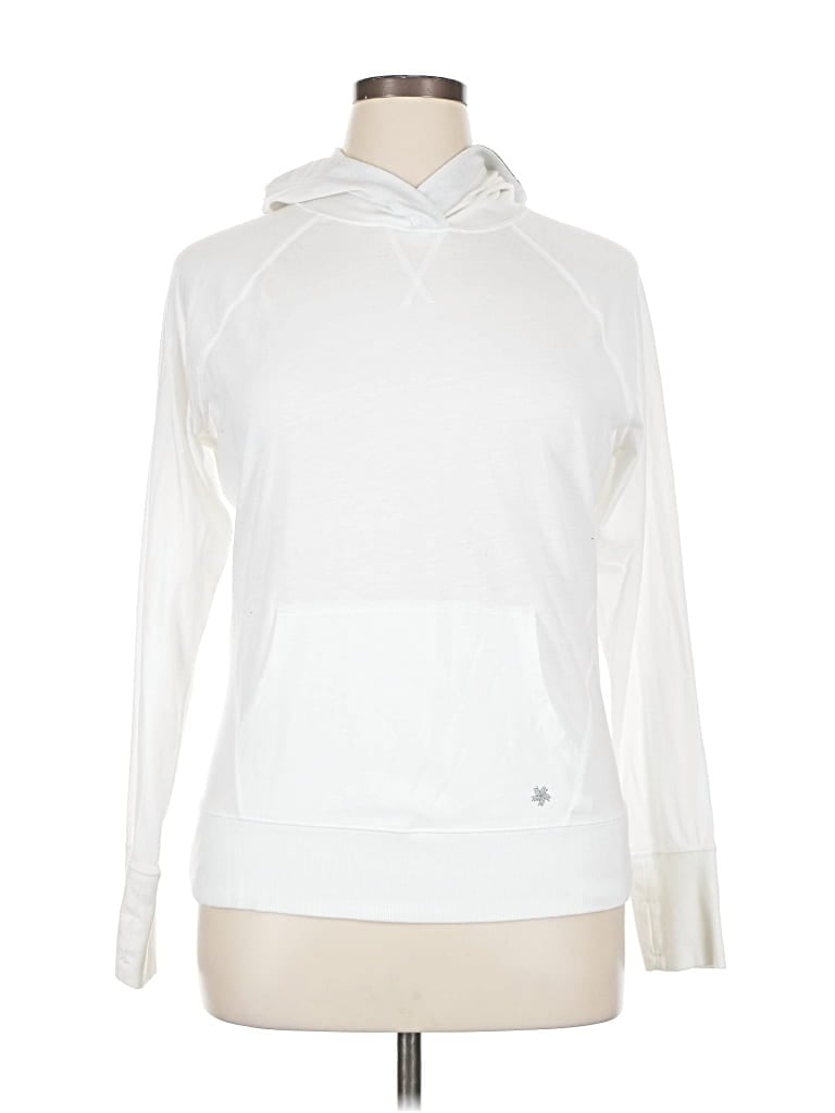 Pre-owned Tek Gear Pullover Hoodie In White