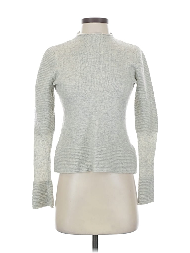 Pre-owned Banana Republic Wool Pullover Sweater In Silver