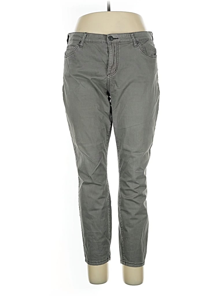 Pre-owned Kut From The Kloth Casual Pants In Gray