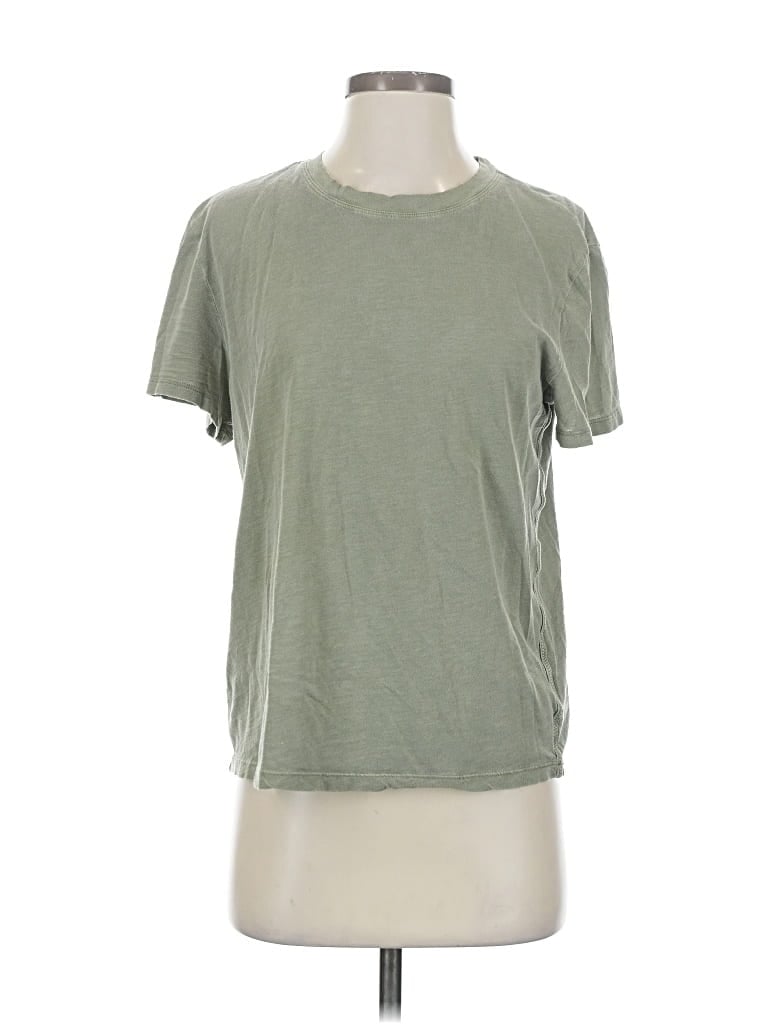 Pre-owned Athleta Short Sleeve T-shirt In Green