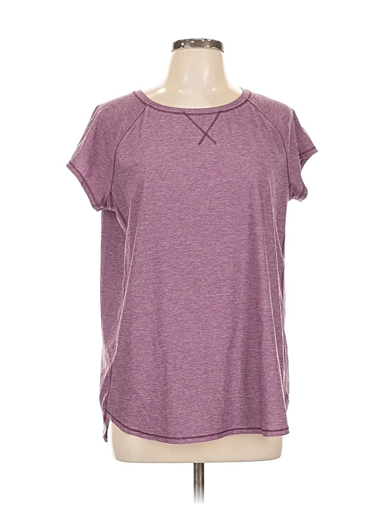 Pre-owned Eddie Bauer Active T-shirt In Purple