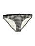 Shoshanna Houndstooth Ivory Black Swimsuit Bottoms Size M - photo 1