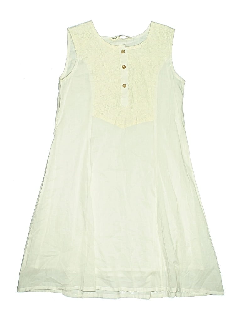 Pre-owned Assorted Brands Kids' Dress In White