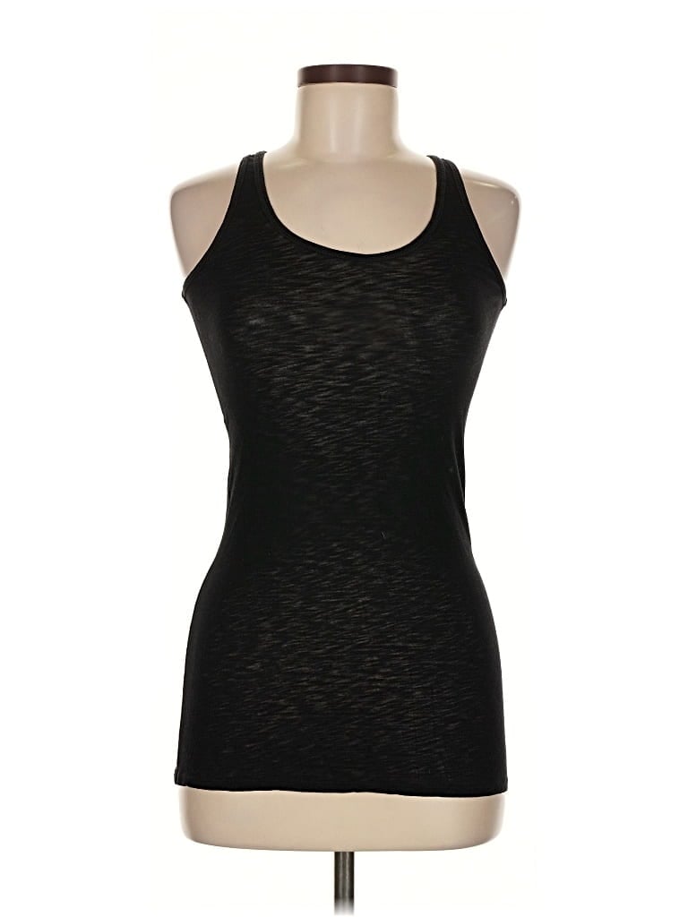 Pre-owned Omgirl Tank Top Black Halter Neckline Tops