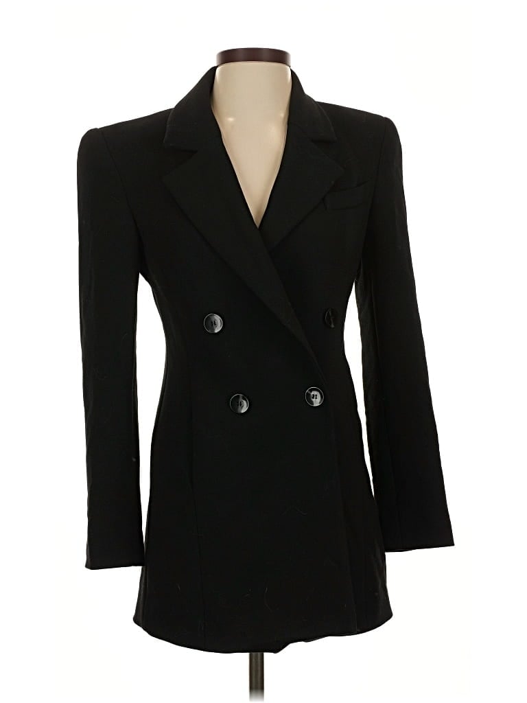 Pre-owned Zara Coat In Black