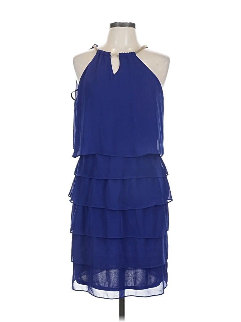 Pre-owned Laundry By Shelli Segal Cocktail Dress In Blue