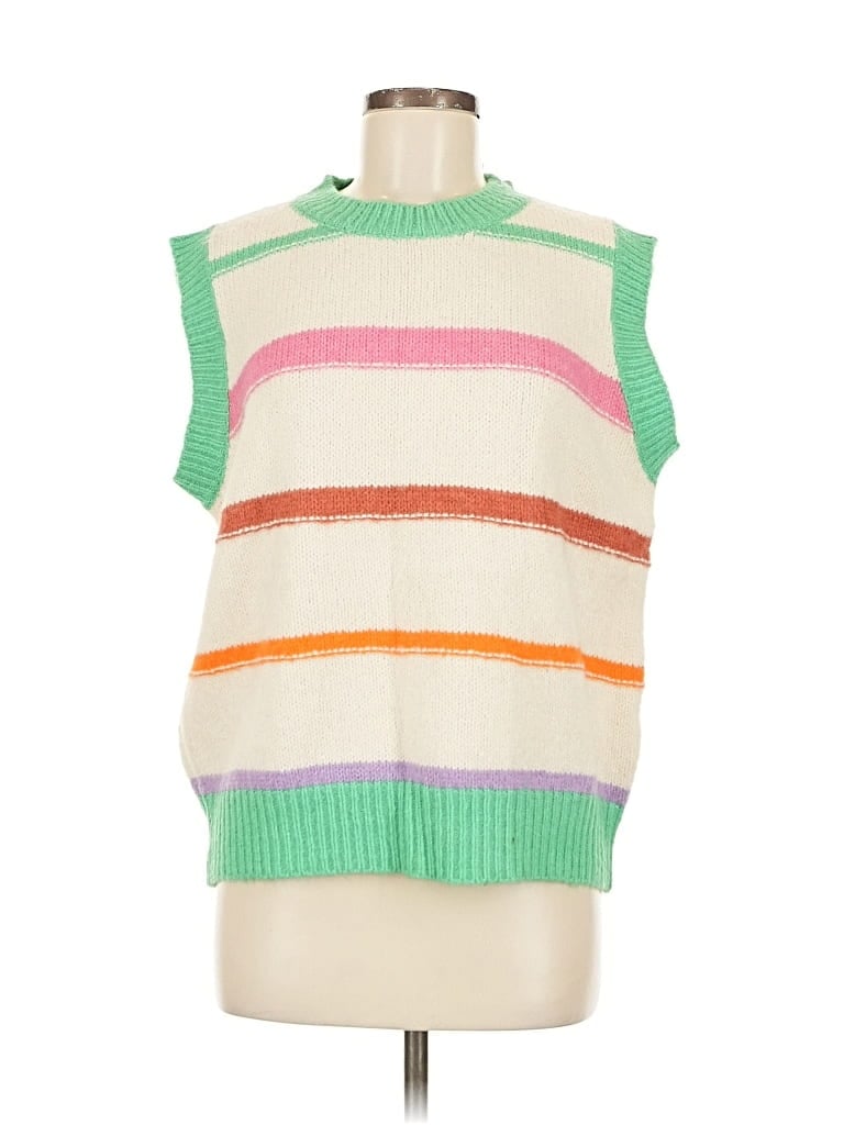 Kilky Sweater Vest In Green