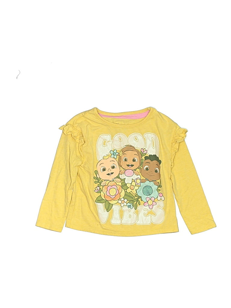 Pre-owned Cocomelon Kids' Long Sleeve T-shirt In Yellow