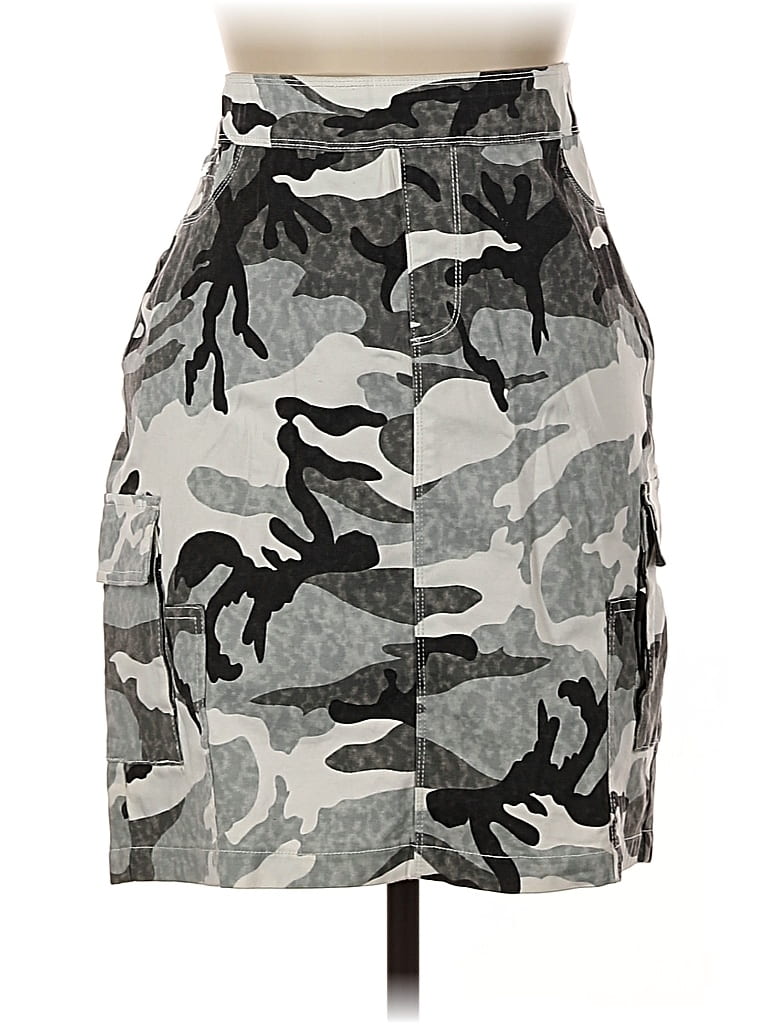 Pre-owned Coco + Carmen Casual Skirt In Gray