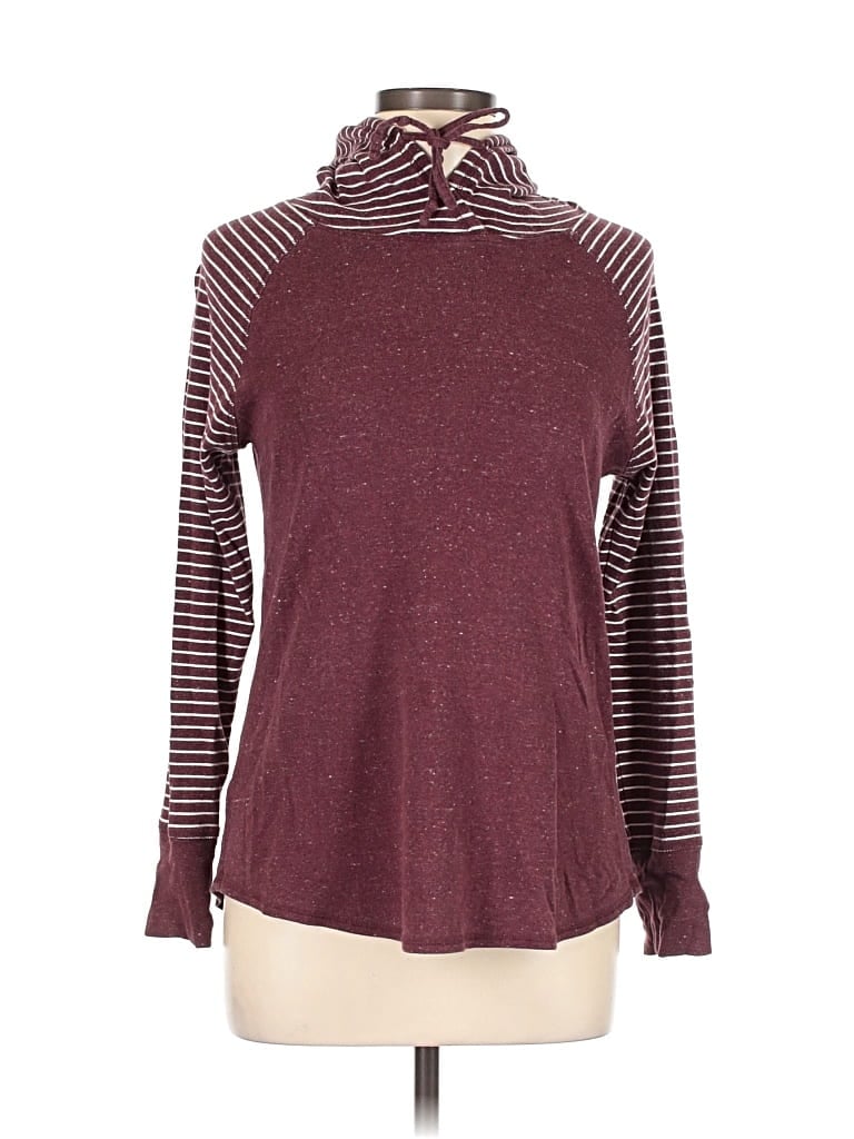 Pre-owned Eddie Bauer Turtleneck Sweater In Burgundy