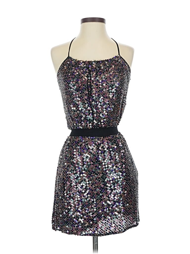 Pre-owned Parker Cocktail Dress In Black