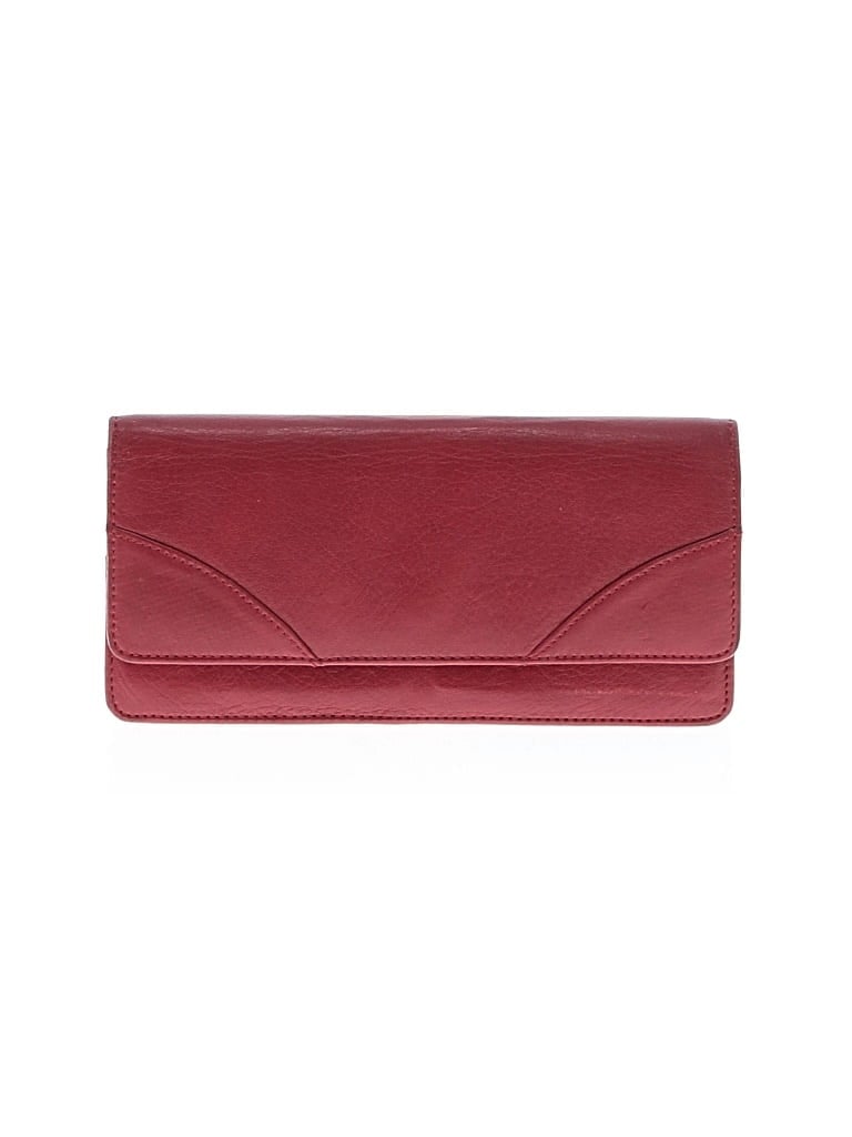 Tusk Leather Wallet In Red