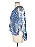 Analili 100% Polyester Blue 3/4 Sleeve Blouse Size Lg - Med - photo 5