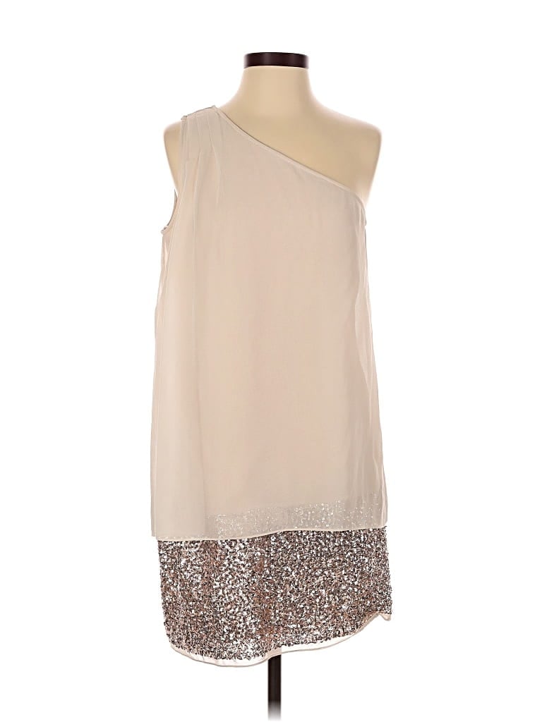 Pre-owned Aidan Mattox Casual Dress In White