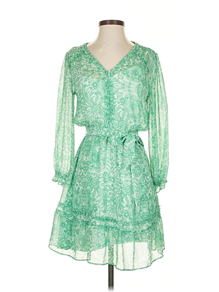 Pre-owned Simply Vera Vera Wang Casual Dress In Green
