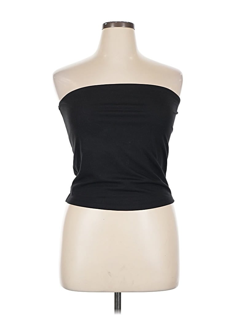 Pre-owned Wild Fable Tube Top Black Strapless Neckline Tops