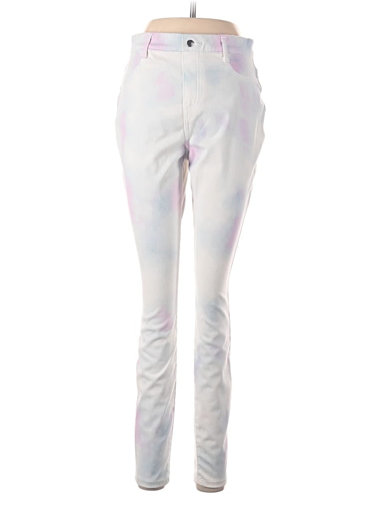 Pre-owned Time And Tru Jeggings In White