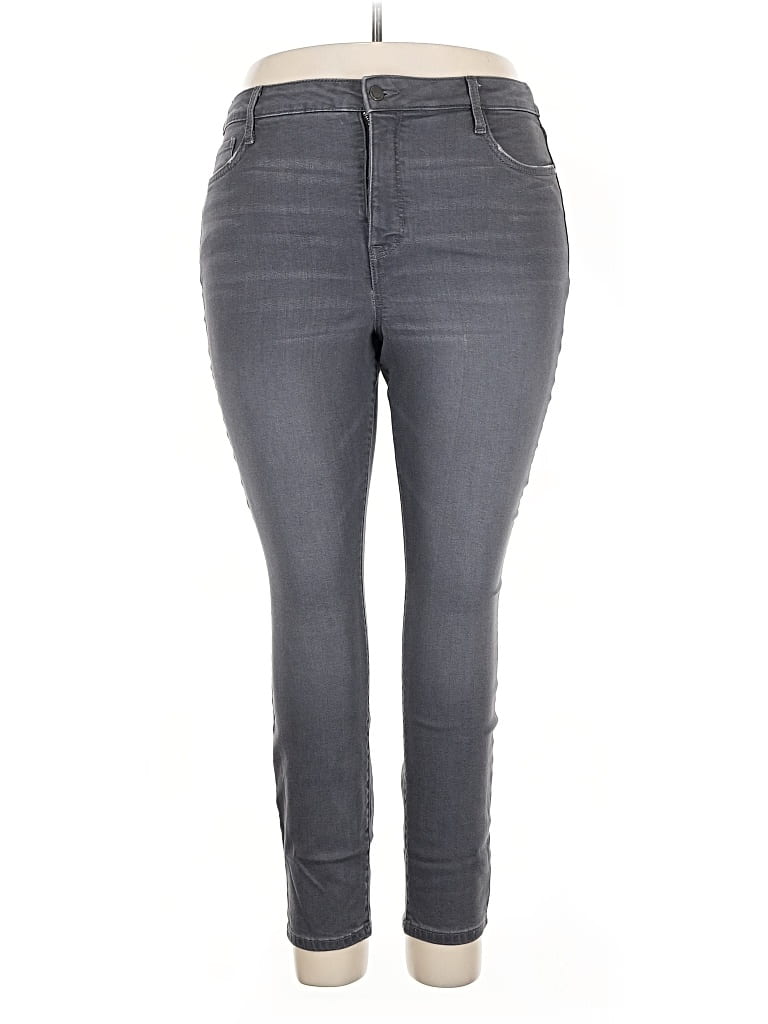 Pre-owned Nine West Jeans In Gray