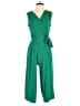 Elina Linardaki Solid Green Jumpsuit Size S - photo 1