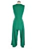 Elina Linardaki Solid Green Jumpsuit Size S - photo 2